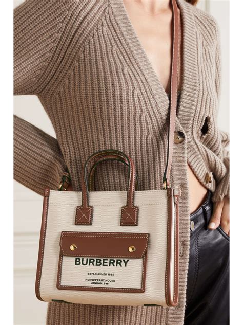 burberry mini freya tote bag|Burberry small tote.